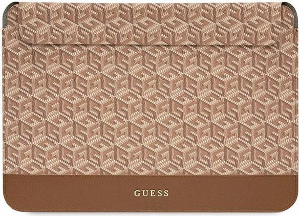 Mbështjellës laptopi Guess GCube Stripe, 14", Kafe