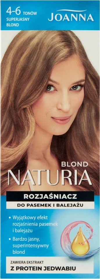 Pluhur zbardhues për flokë Joanna Naturia Blond për femra, 1 copë