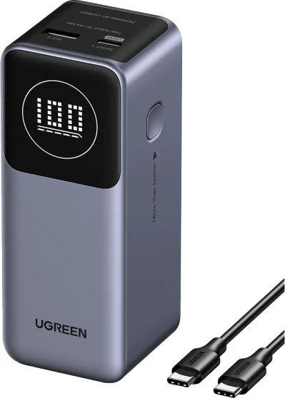 Power bank UGREEN 35526B 12000mAh 100W, gri