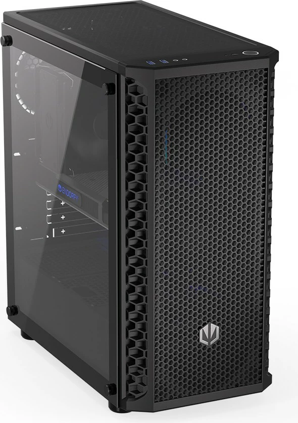 Kasë Endorfy Signum 300 Core, Midi Tower, Tempered Glass, e zezë