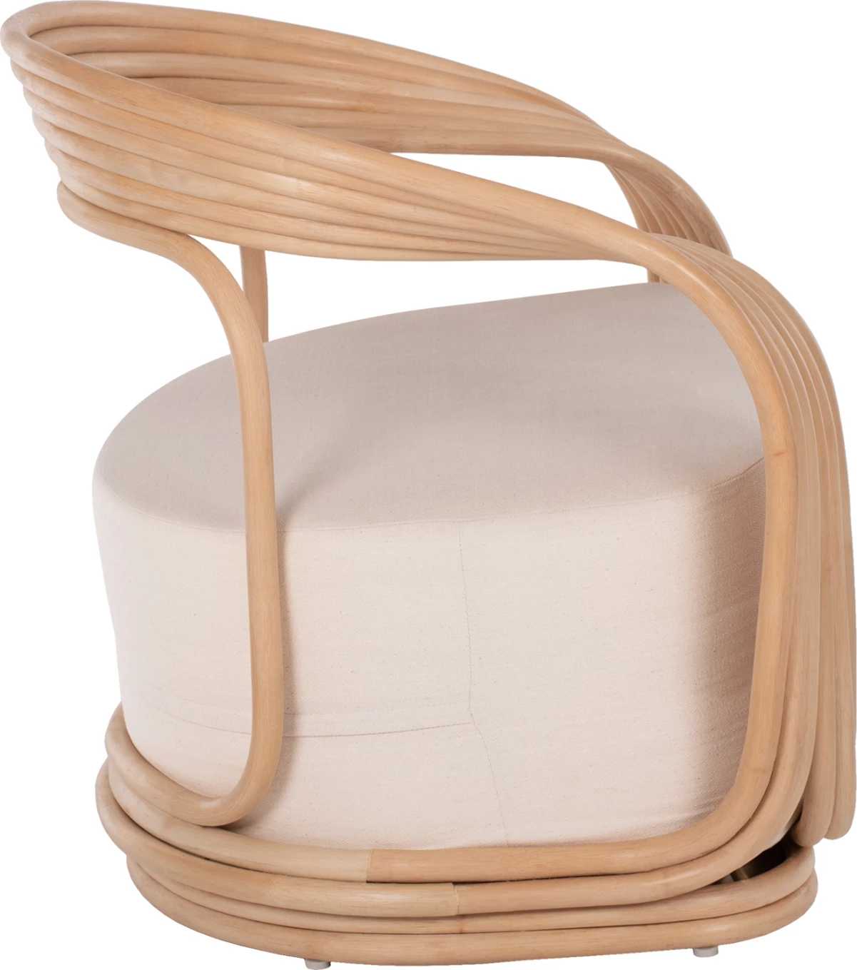 Karrige DUCHESS prej ratanit me jastëk të madh FH9478 81x59x70 cm