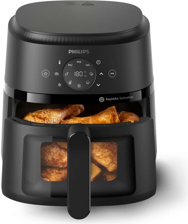 Fritezë me ajër, Philips, NA220/00, 4.2 L, 1500 W, e zezë