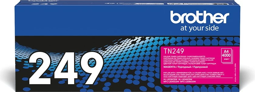 Toner Brother TN-249M, 4000 faqe, Magenta, 1 copë