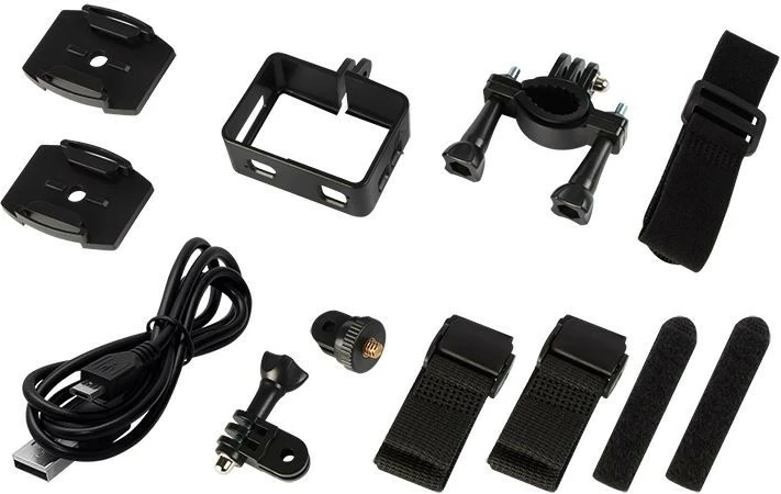 Kamerë sportive BLOW Pro4U, 4K Ultra HD, WiFi, 16 MP, e zezë, me kasë të papërshkueshme nga uji dhe aksesorë