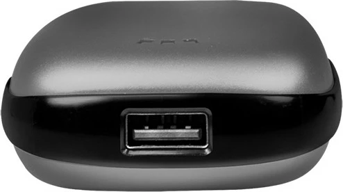 Powerbank LogiLink 4000 mAh, 1x USB-A, Handwärmer, metallik gri