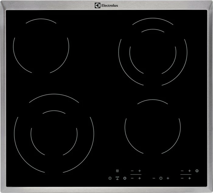Pllakë qeramike Electrolux EHF6342XOK, 4 zona, e zezë, built-in