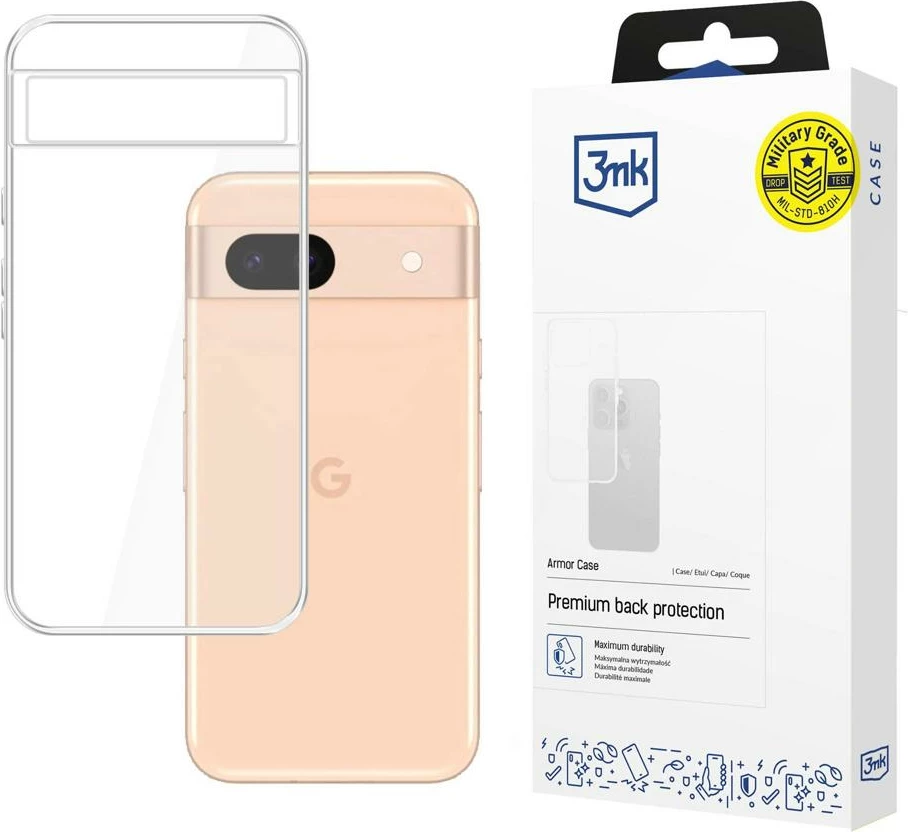 Mbështjellës 3mk Armor Case për iPhone 5/5S/SE, transparent