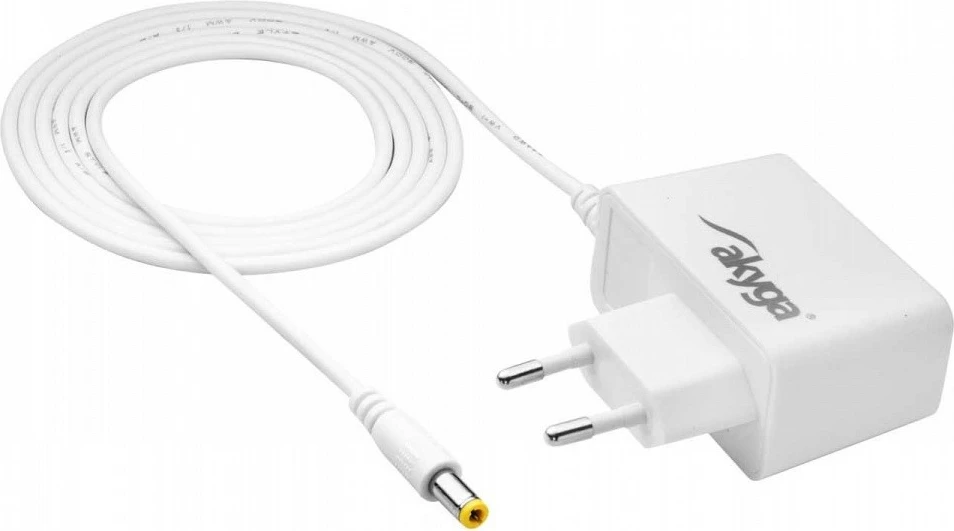 Karikues muri AKYGA AK-PD-04 4.7V 300mA 1.41W, 5.5x2.5mm, kabllo 1.8m, i bardhë