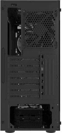 Kasë Natec Fury Shobo SH4F, Midi Tower, xham i temperuar, e zezë