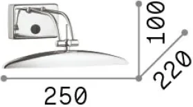 Llampa muri Mirror-20 ap2