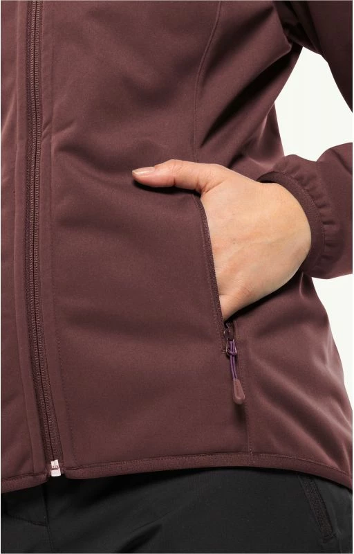 Jakne për femra Jack Wolfskin, e kuqe