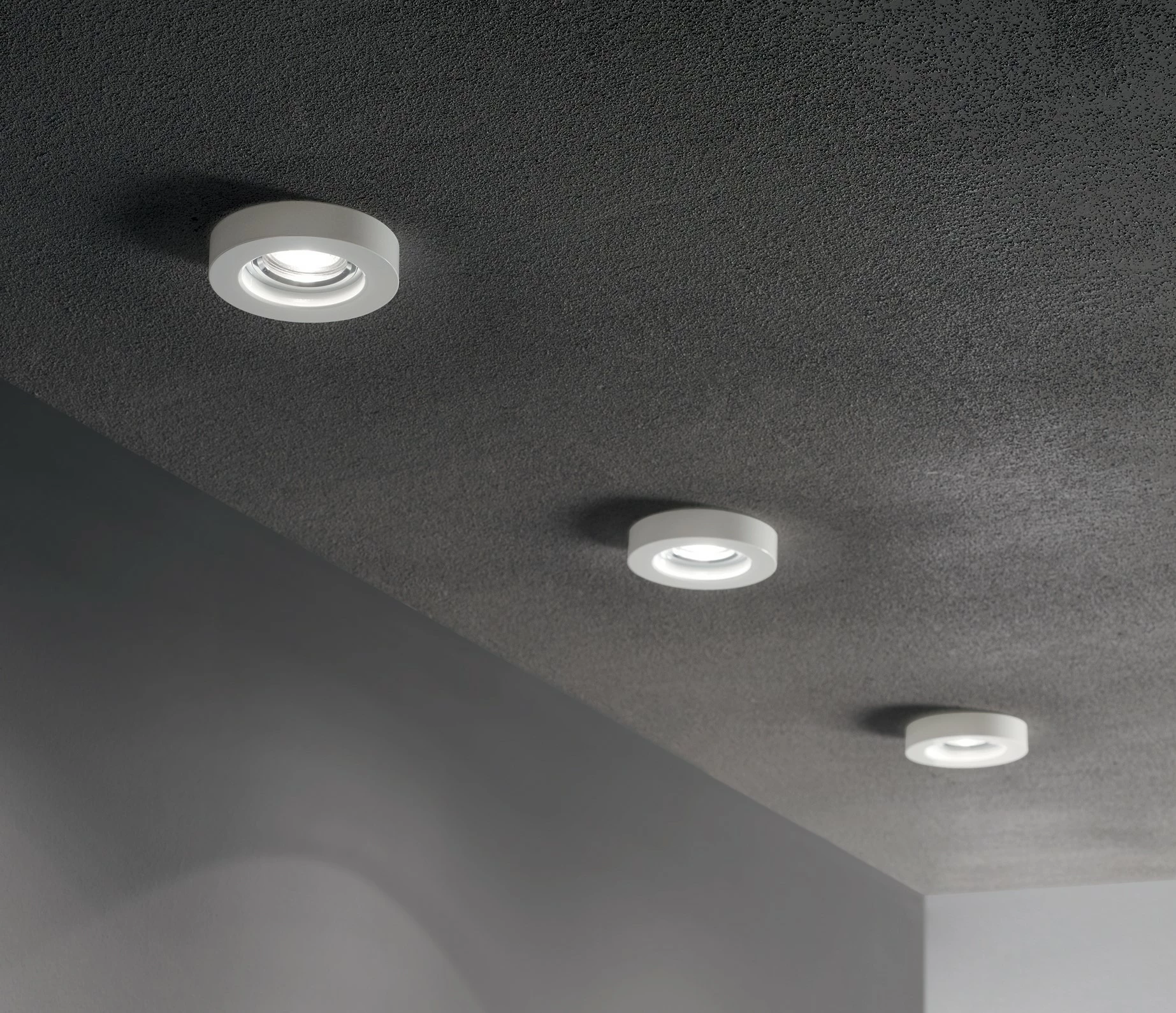 Ndriçues të integruar në tavan Blues fi round