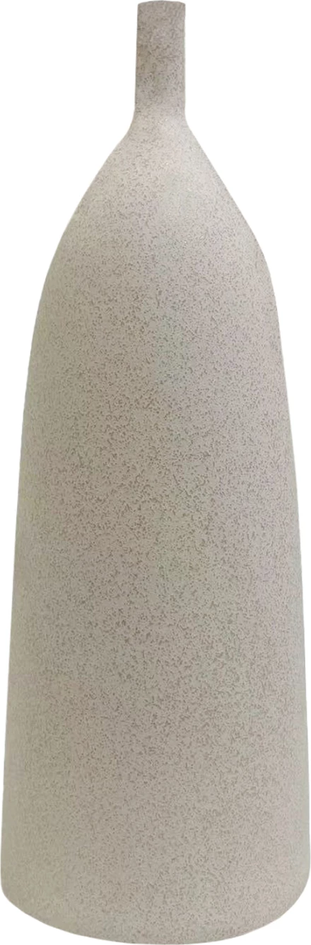 Dekor tavoline prej qeramike GALAD FH4633.01 ngjyrë e bardhë me kristalizim Φ18,5x50,5Hcm