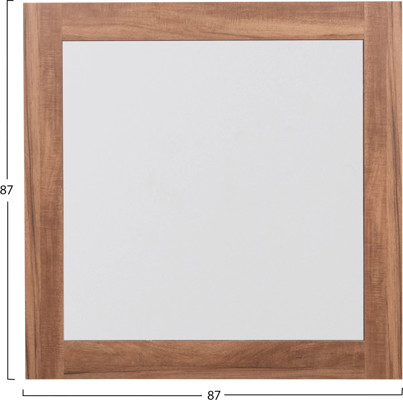 Pasqyrë muri katrore, seria HARRY, FH4485.01, melaminë, ngjyrë druri natyral, 87x2x87 cm.