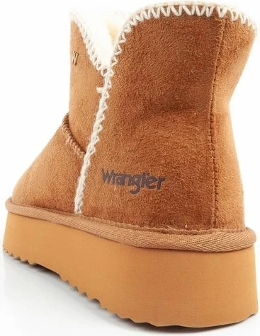 Çizme të shkurta për femra Wrangler, kafe