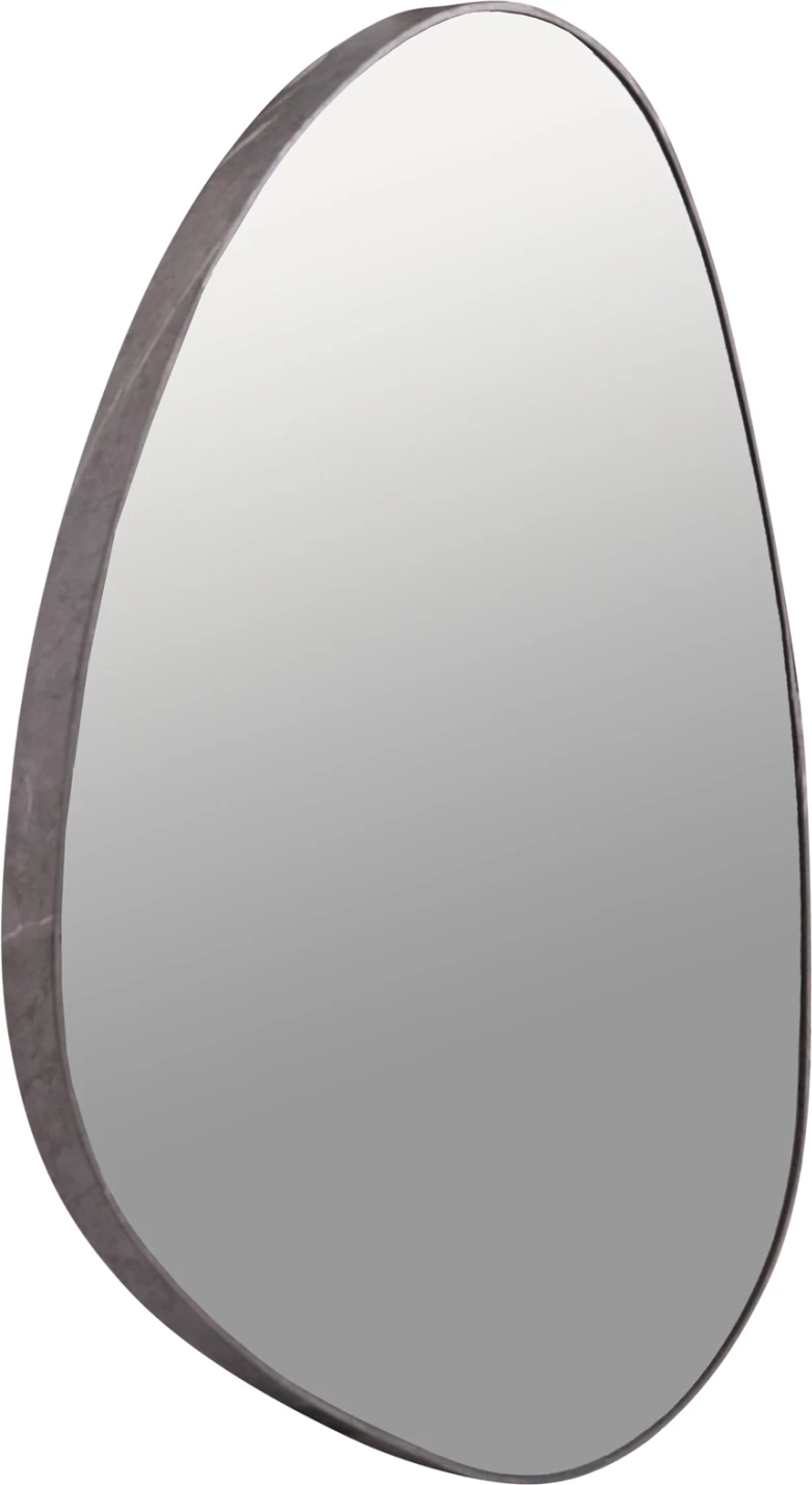 Pasqyrë muri e parregullt, ngjyrë mermeri gri, FH4487.02, 60x80H cm.