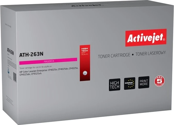 Toner zëvendësues Activejet ATH-263N për printer HP, i vjollcë
