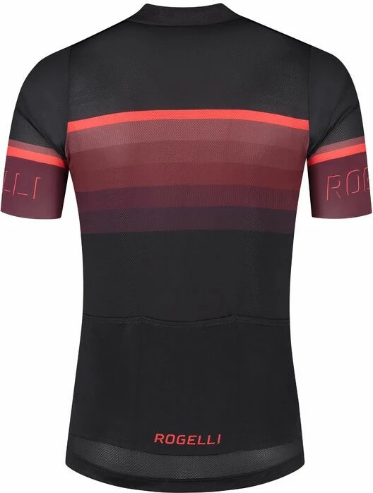 Maicë sportive për meshkuj Yakimasport, e zezë dhe burgundy