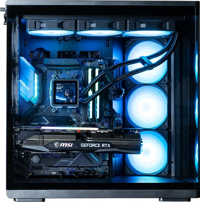 Kasë Zalman P60 Black Mid-Tower, ATX/Micro ATX/Mini ITX, 5x ARGB ventilatorë, USB Type-C, panel xhami, e zezë