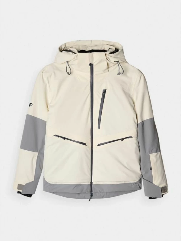 Jakne skijimi për femra 4F, e bardhë