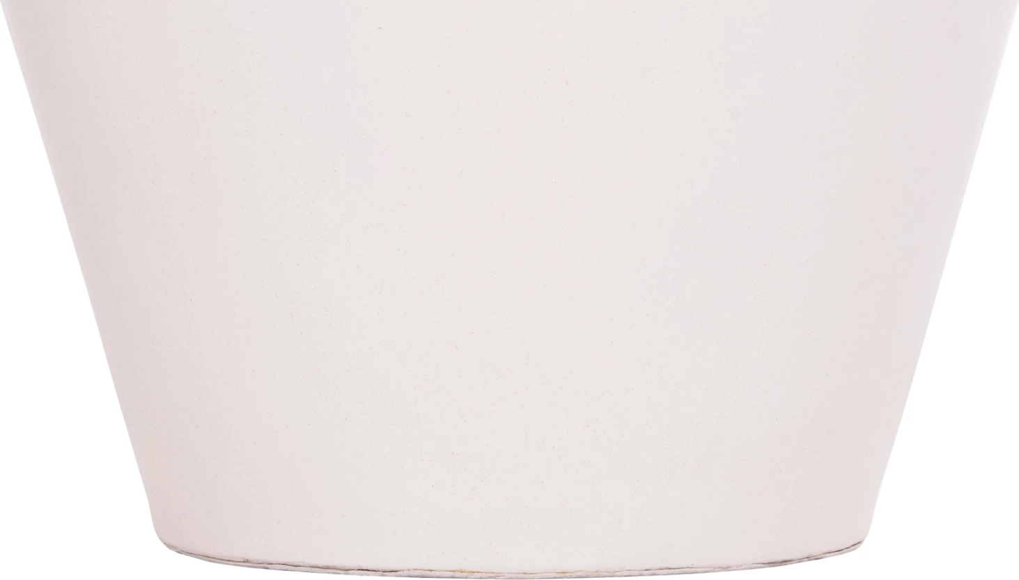 Vazo dekorative për dysheme NEBULA, fibër-cement, dru tik, e bardhë, Φ60x115cm