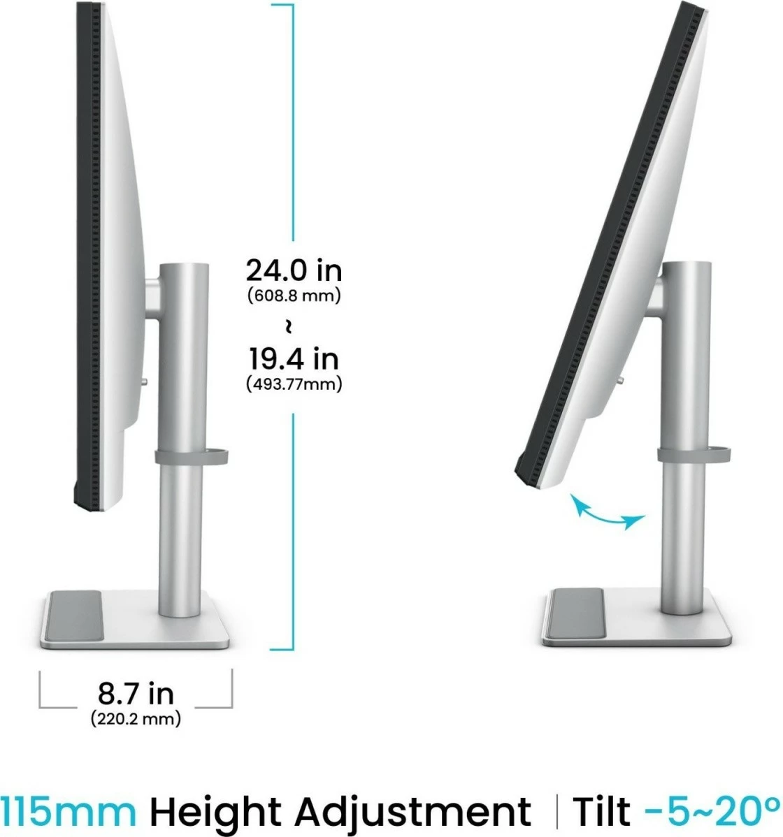 Monitor Benq MA320U, 31.5 inç, 4K UHD, IPS, 60Hz, i zi/argjendtë