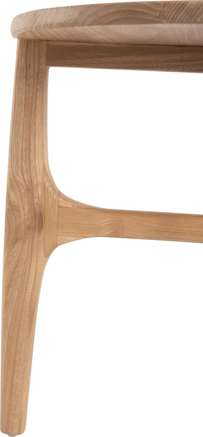 Tavolinë anësore e rrumbullakët KATAL FH9932 dru Sungkai ngjyrë natyrale Φ59,5x50,5Hcm