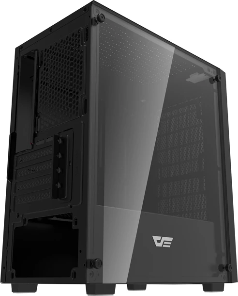 Kasë Darkflash M305 Mesh mini tower M-ATX/ITX, pa ventilatorë, deri 7x120mm, 2x SSD + 2x HDD, USB 3.0, e zezë