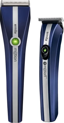 Set makina për qethje Ermila, kaltër e errët