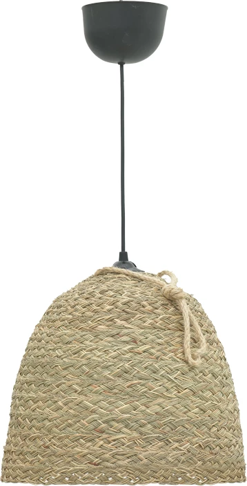 Dritë tavani prej kashte natyrale Inart D30x82cm