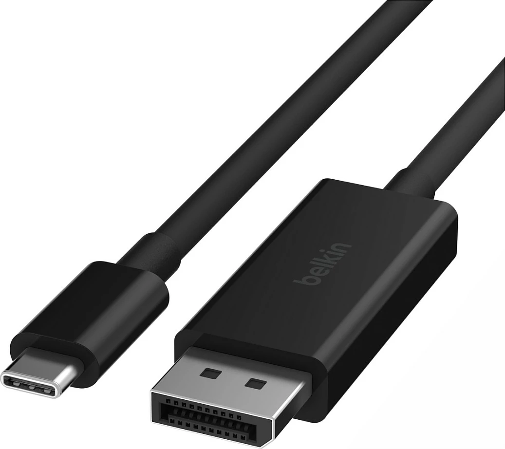 Kabllo Belkin USB-C në DisplayPort 2m e zezë
