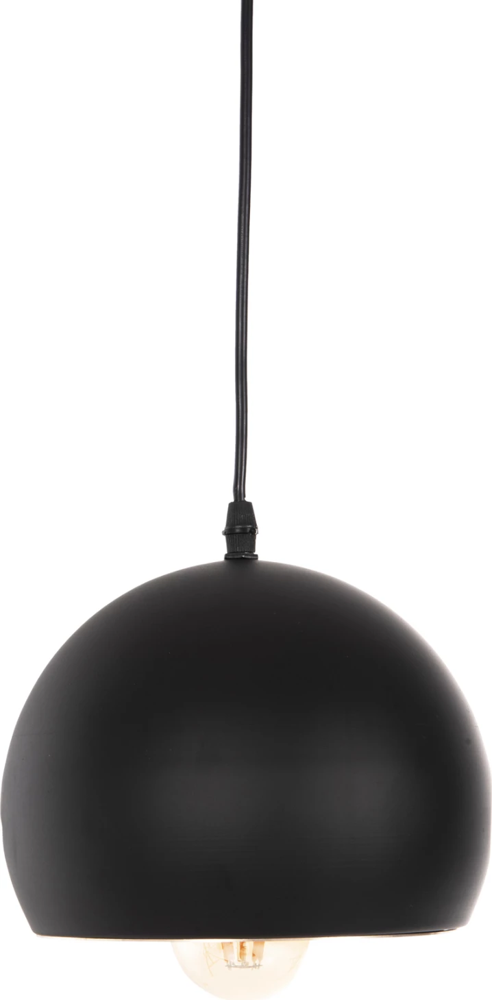 Llambë varëse tavani, alumini sferik, FH4154, Φ20x113H cm, e zezë