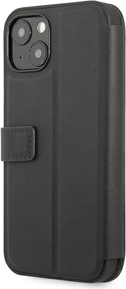 Mbështjellës BMW Signature për iPhone 13 mini, lëkurë, i zi