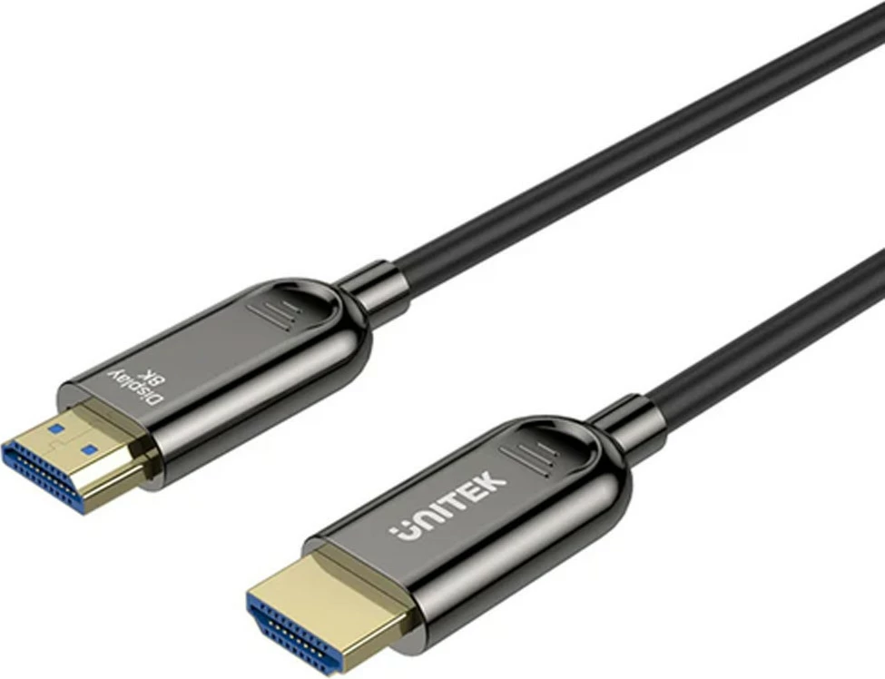Kabllo HDMI optike Unitek C11085GY03-5M, 8K 120Hz, 5m, e zezë