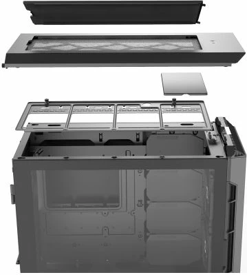 Kasë PHANTEKS Eclipse P600S Big Tower E-ATX/ATX, xham i temperuar, izolim zëri, USB-C, e zezë