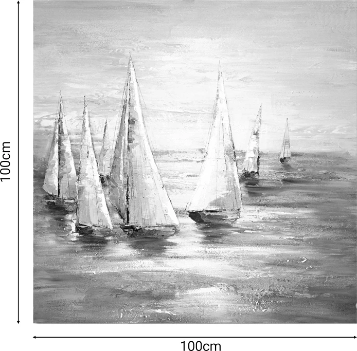 Pikturë kanavacë Sailer I, shumëngjyrëshe, 100x3x100cm