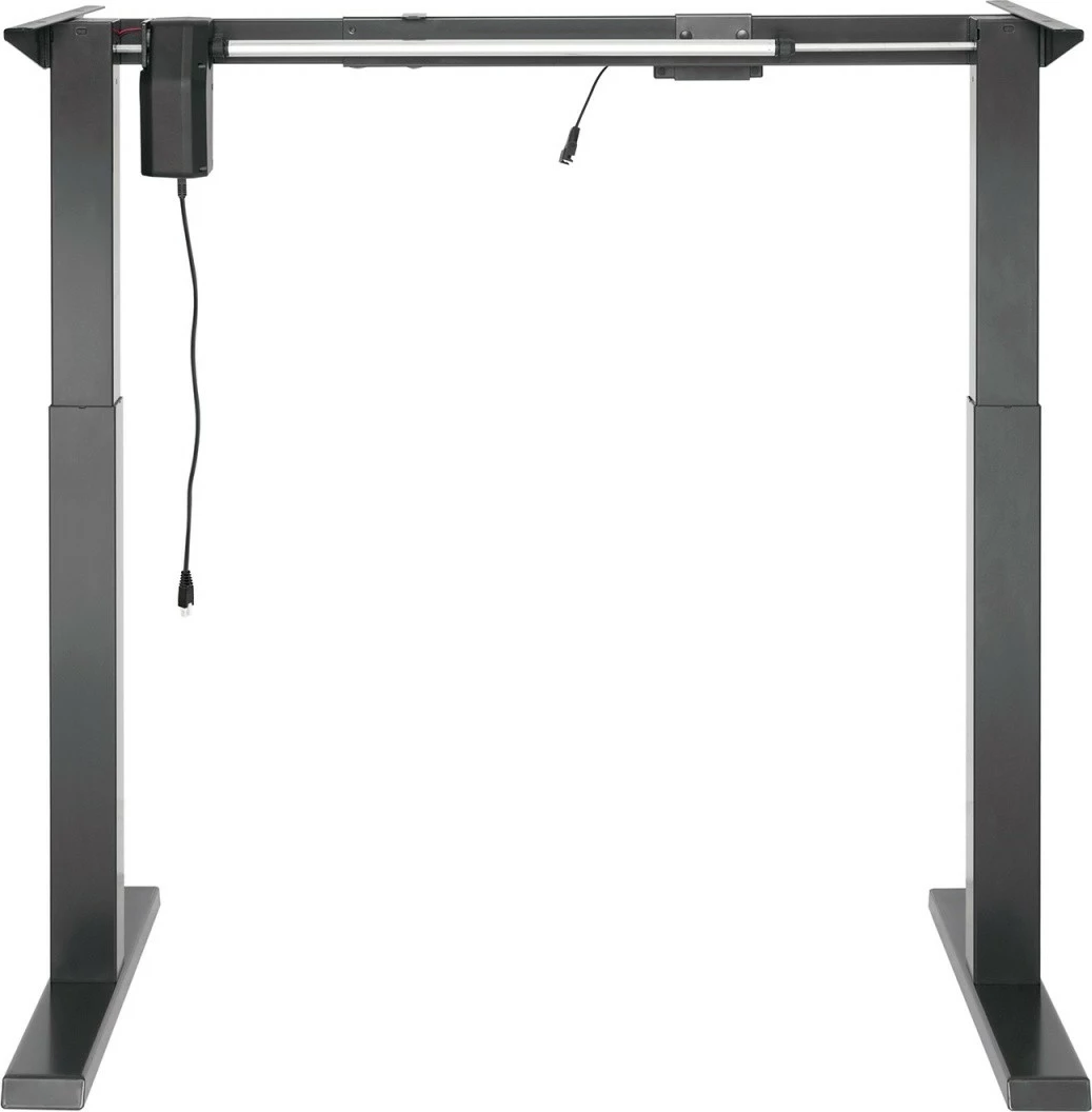 Kornizë tavoline me rregullim elektrik të lartësisë, Maclean Ergo Office ER-433, rregullim 73–123 cm, gjerësi 84–130 cm, gri