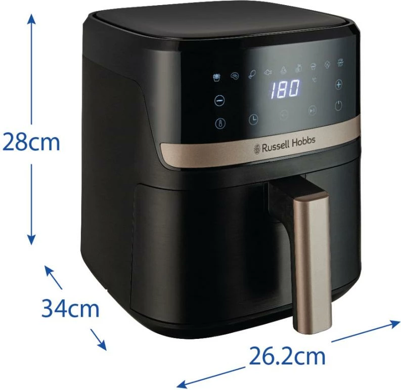 Fritezë me ajër Russell Hobbs SatisFry 27610-56, 4.3L, e zezë