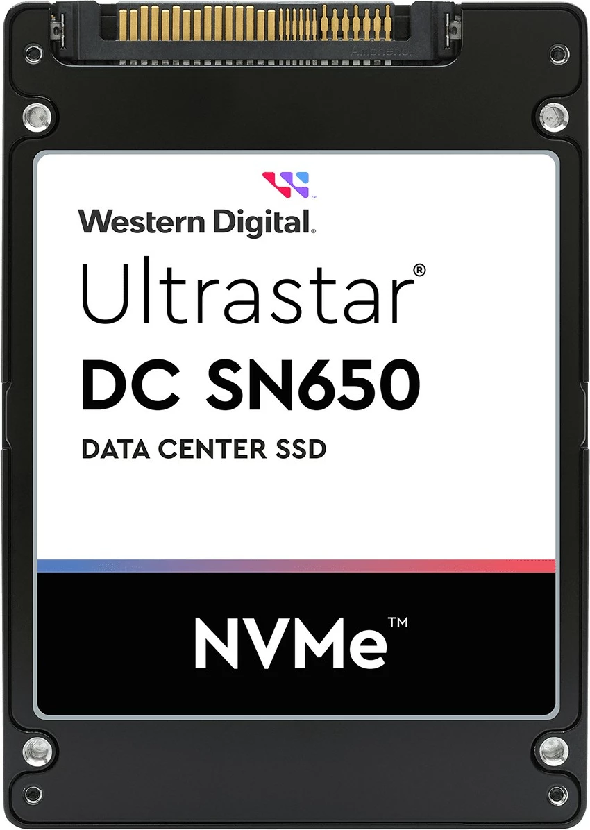 SSD Western Digital Ultrastar DC SN650 7.68TB U.3 PCIe NVMe