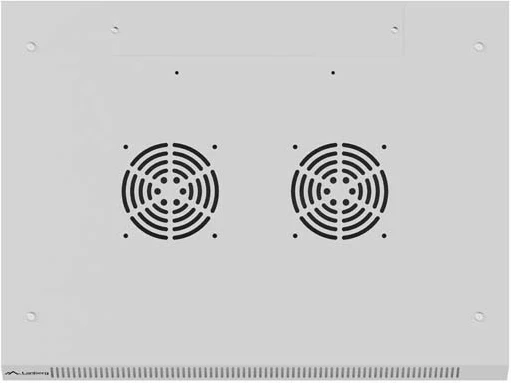 Kabinet rack muri 19", Lanberg WF01-6409-23S, 9U, 600x450 mm, derë e perforuar, Flat Pack, gri RAL 7035