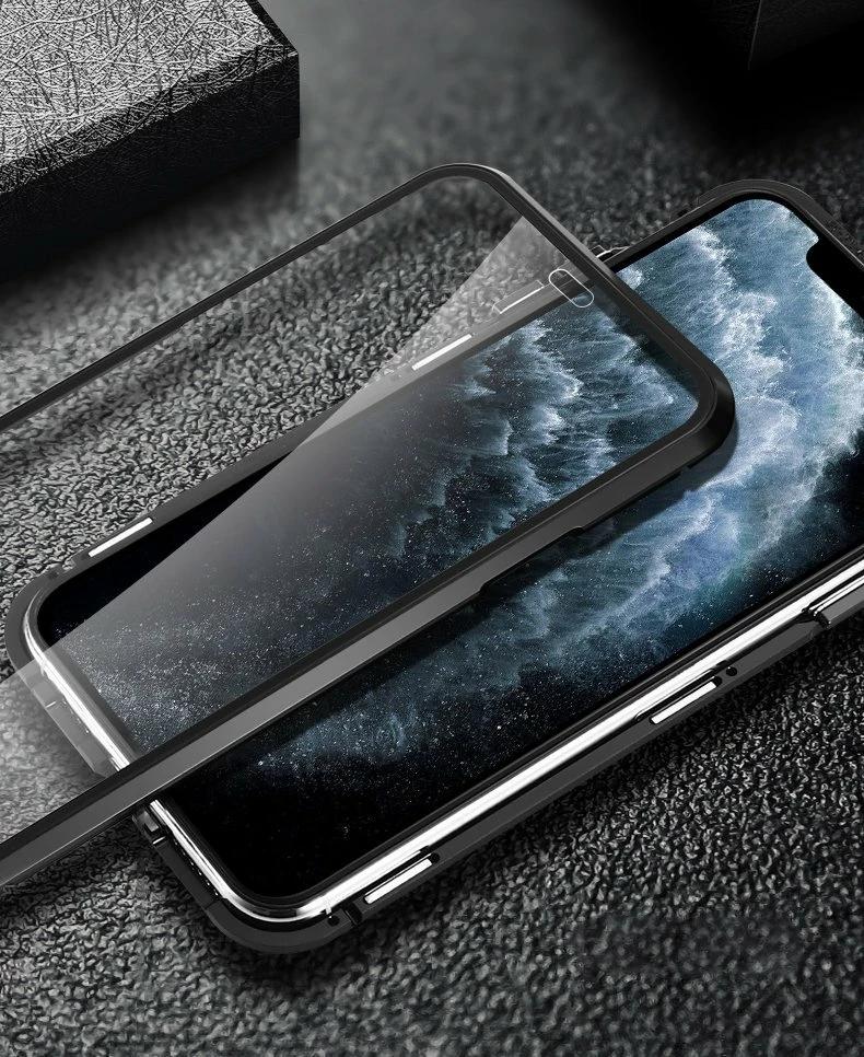 Mbështjellës Wozinsky Magnetic Cam Slider Case për Huawei P40, Full Body Cover, i zi