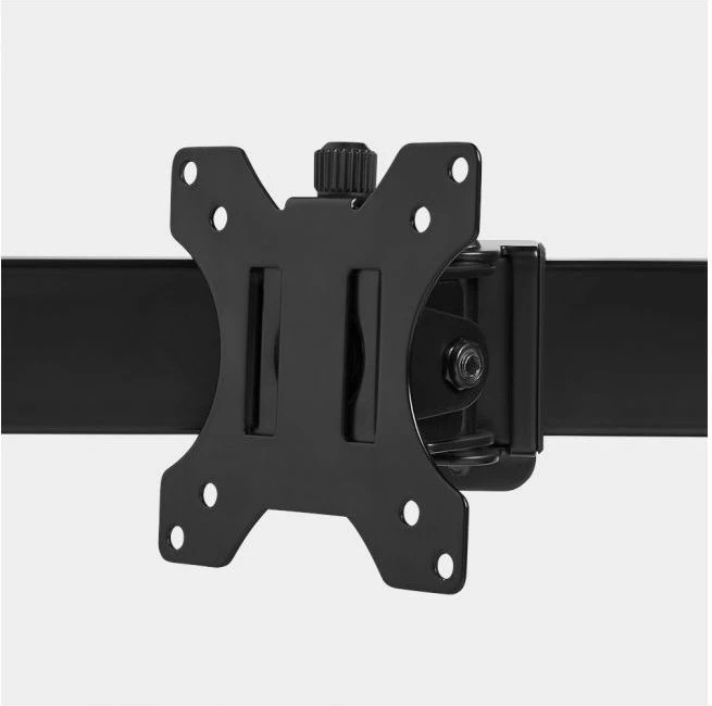 stacion pune sit-stand VONHAUS 3000167, për 2-3 monitorë, rregullim pneumatik i lartësisë, montim VESA, e zezë