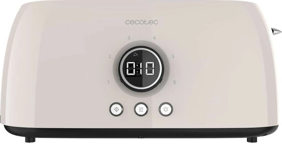 Toster Cecotec ClassicToast 15000, 1500W, bezhë