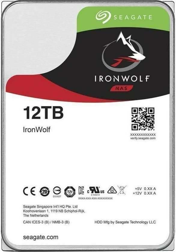 Hard disk Seagate IronWolf 12TB ST12000VN0008 7200RPM 256MB