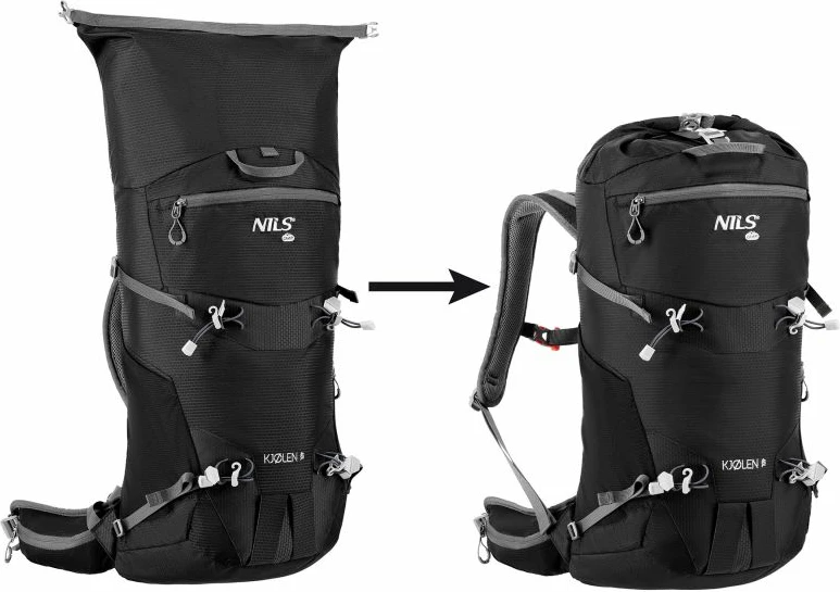 Çantë shpine Nils Extreme NC1938 Tourist 40L, e zezë