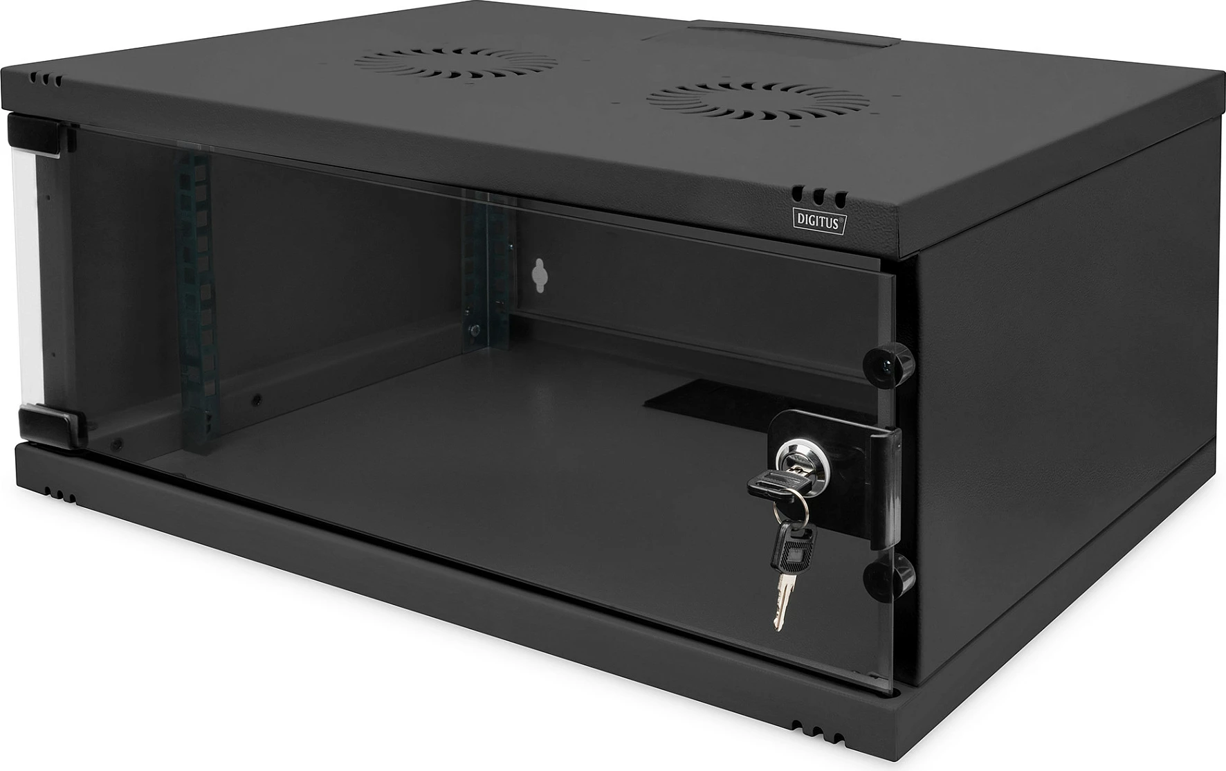 Kasë muri Digitus SOHO 4U 241x540x400mm, e zezë