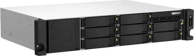 NAS server QNAP TS-873AeU-4G, 8-bay, 4GB RAM, 2x2.5GbE, 2U rack short-depth, i zi
