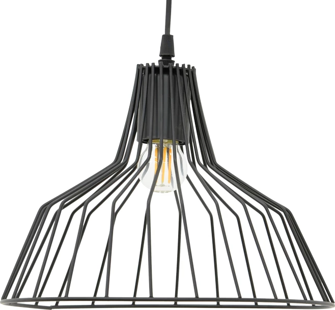 Llambë tavani Derbea, metal i zi, E27, 25x70cm