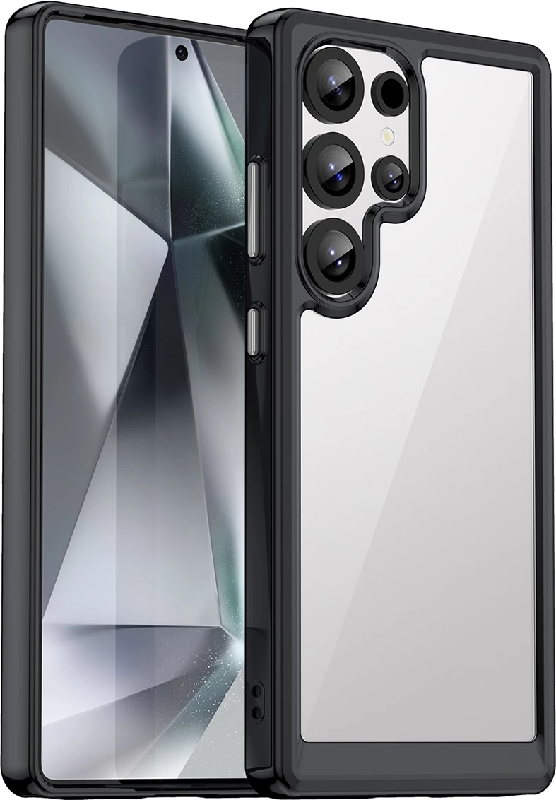 Mbështjellës Hurtel Outer Space Case për Samsung Galaxy S25 Ultra, i zi