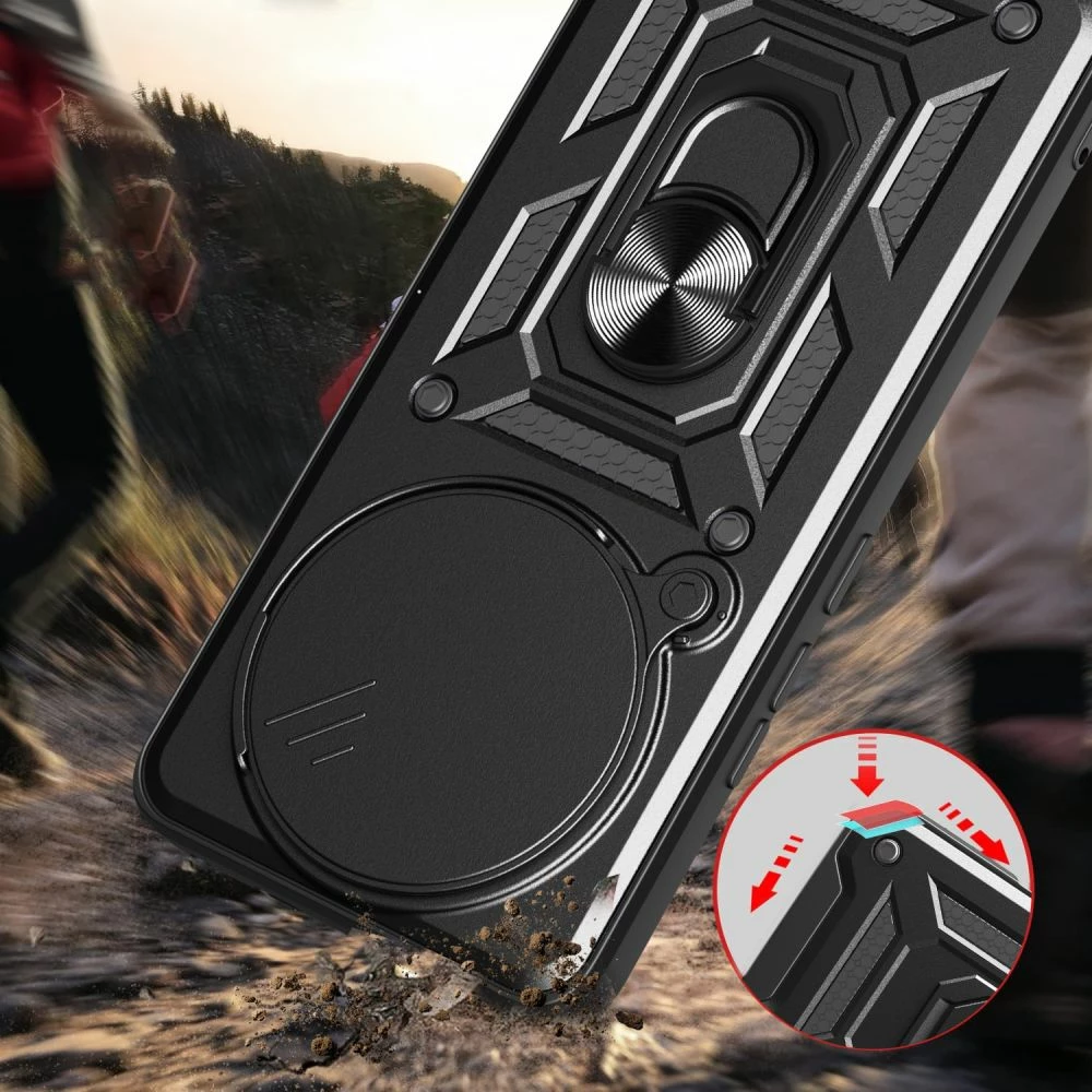 Mbështjellës Tech-Protect CamShield Pro për Xiaomi Redmi Note 14 Pro+ 5G, i zi mat